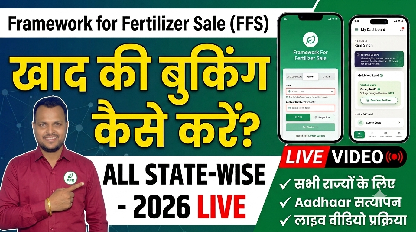 Framework for Fertilizer Sale (FFS) Booking